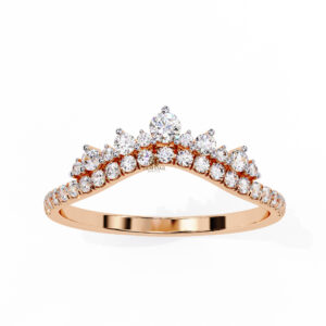 Round Moissanite Engagement Ring For Women