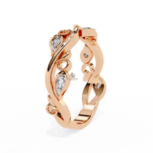 Round Moissanite Engagement Ring For Women