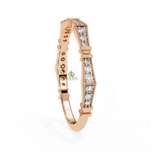Round Moissanite Engagement Ring For Women