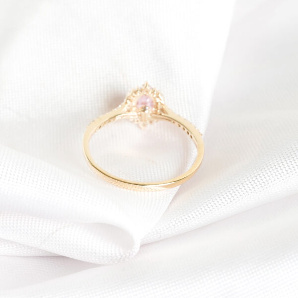 Amethyst Engagement Ring for Women - Image 5