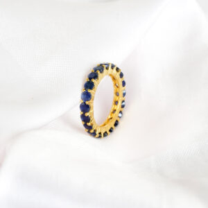 Blue Sapphire Wedding Band For Women