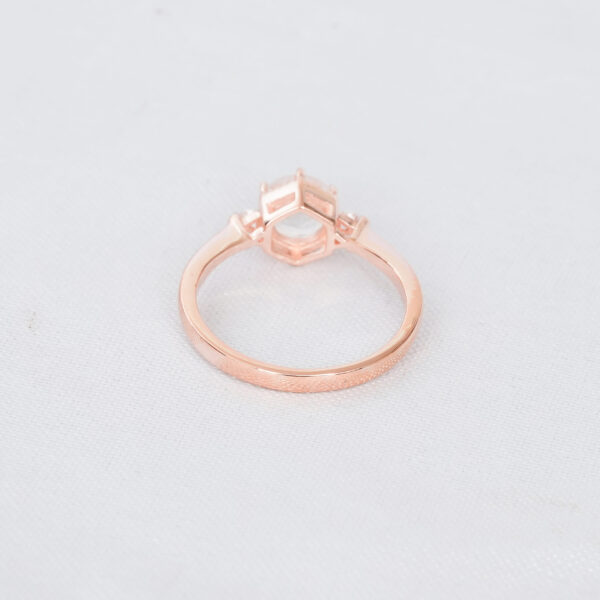 Moonstone Engagement Ring Set For Women - Image 4