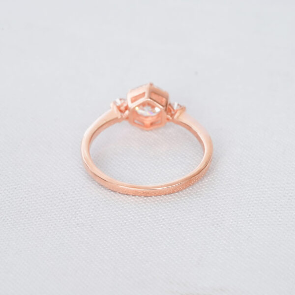 Moissanite Engagement Ring Set For Women - Image 6