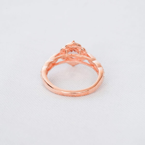 Morganite Engagement Ring for Women - Image 5