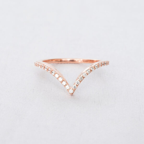 Diamond Wedding Band For Women - Image 2