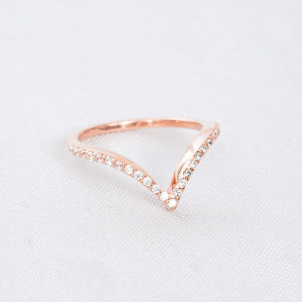 Diamond Wedding Band For Women - Image 3