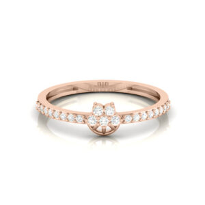 Natural Diamonds Dainty Ring For Women