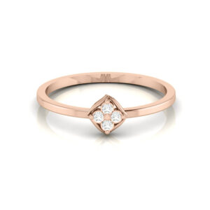 Natural Diamonds Dainty Ring For Women