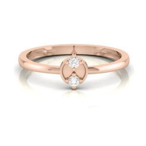 Natural Diamonds Dainty Ring For Women