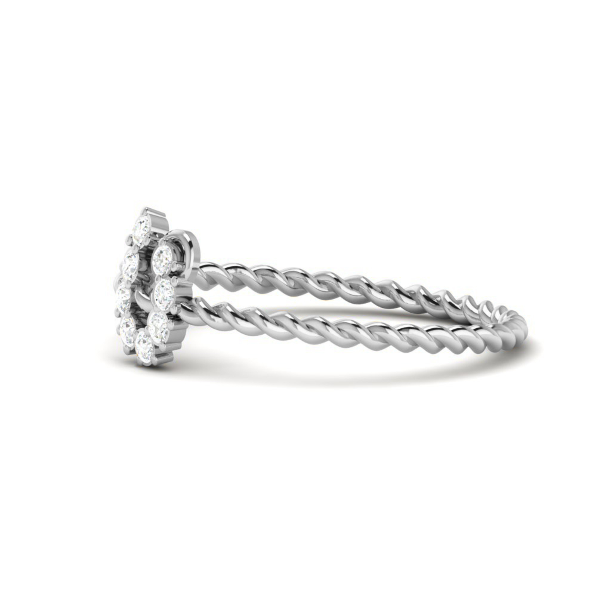 Natural Diamonds Dainty Ring For Women - Image 6