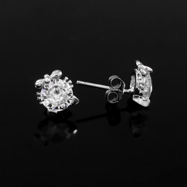 Moissanite Stud Earrings, 14k Solid Gold Natural Certified Moissanite Studs, Minimalist Earrings, dainty studs, Solitaire Earrings for Women